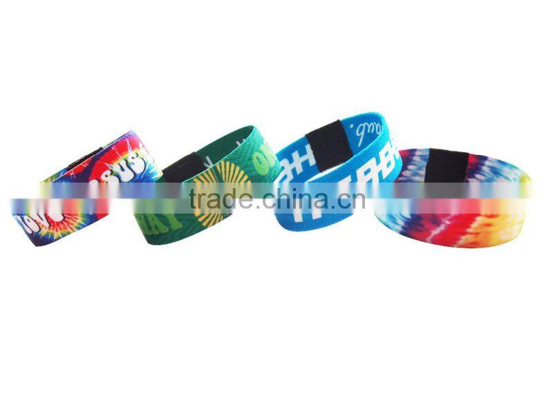New style China supplier top quality fabric wristband supplier