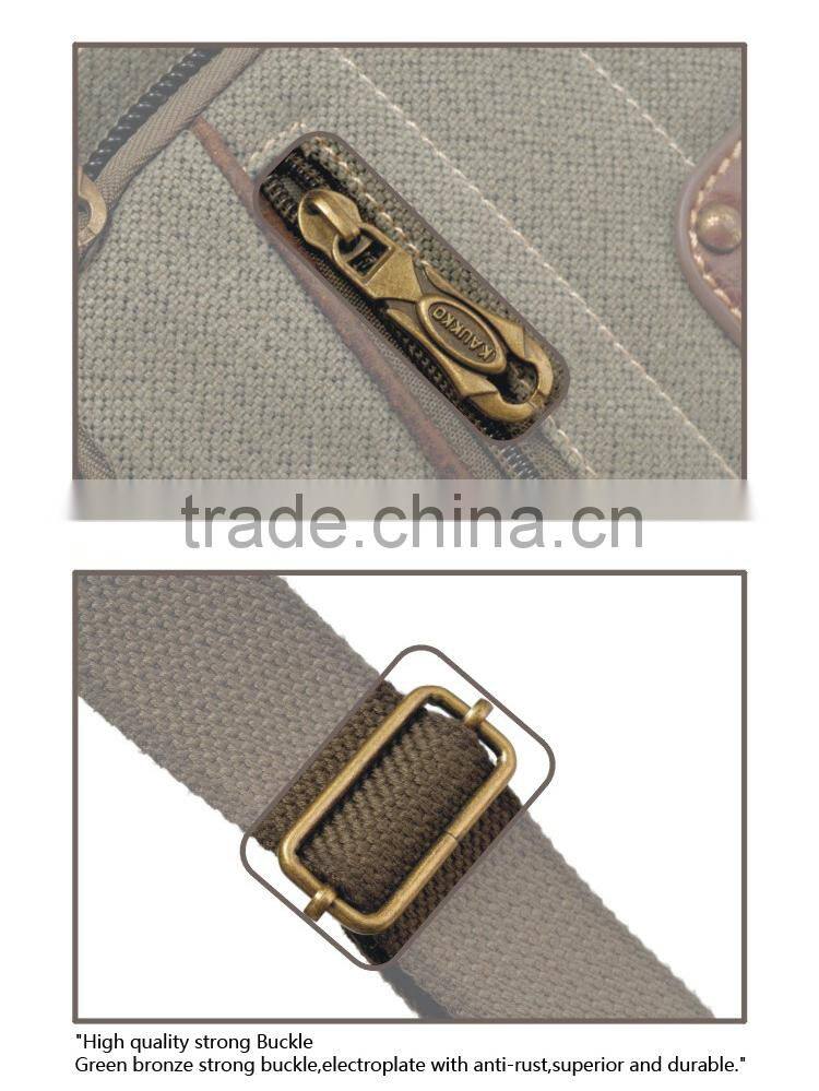 Vintage canvas one shoulder strap bag single strap shoulder bags