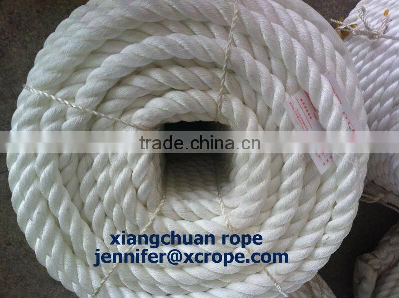 3 strands pp fiber / PP rope/mooring rope/polyester rope dia6mm-135mm