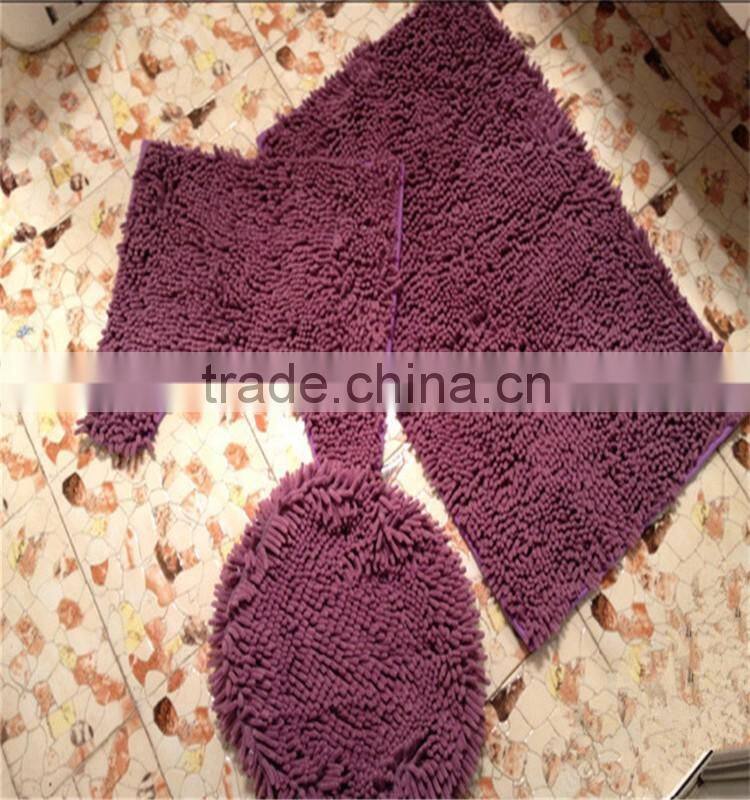 non slip tufted chenille bath mat