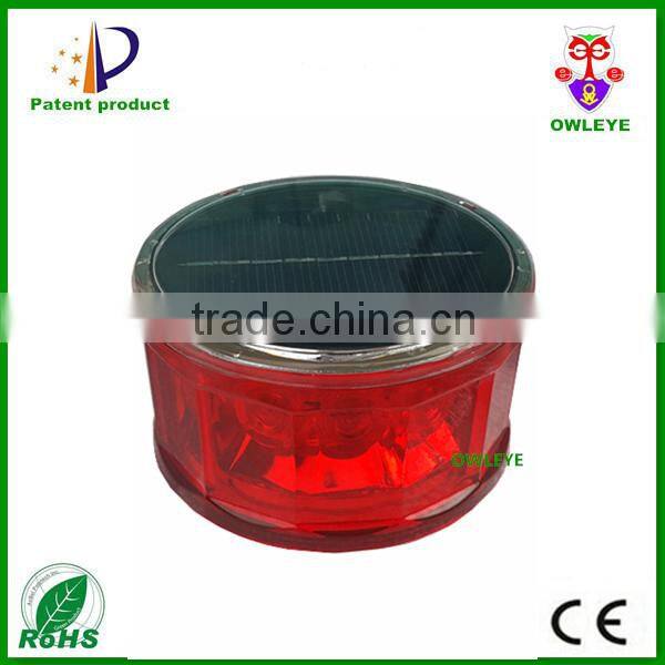 road security solar rotating lighting warning beacon