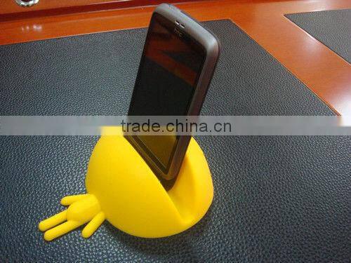 Man shaped silicone mobile phone holder