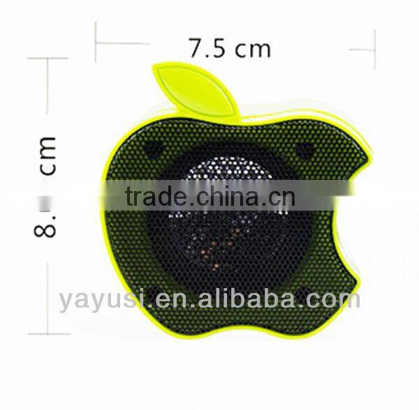 Cute shape computer speaker mono speaker for kids