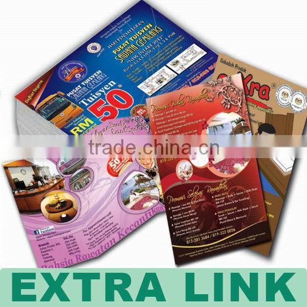 Hot Selling Cheap Custom Creative Full Color A4 A5 Flyer Printing(14th-year printing experience)