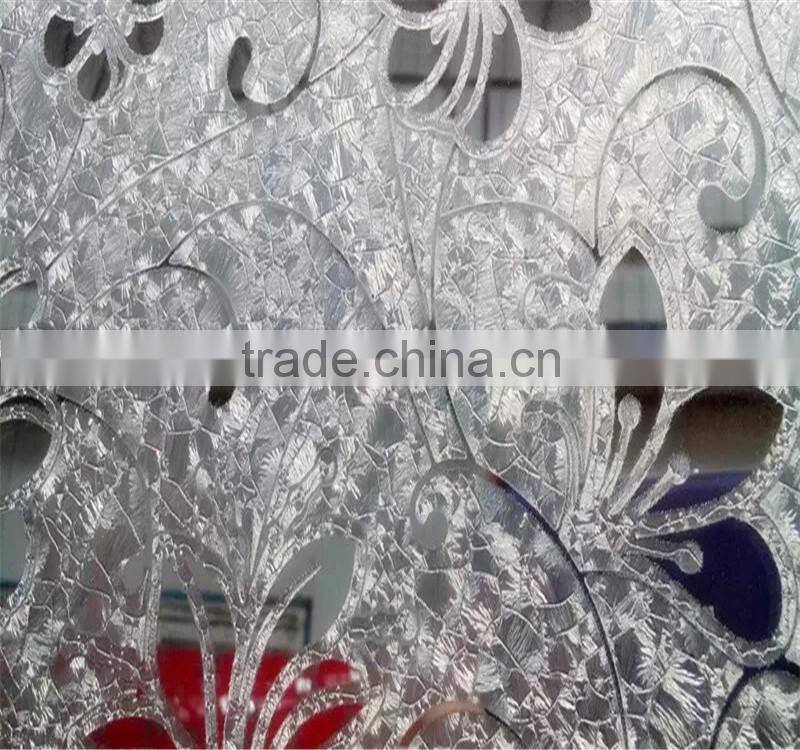 designed kitchen cabinet door glass