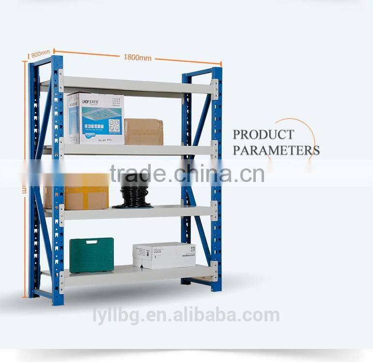 Warehouse use KD light duty steel /metal/heavy duty iron rack