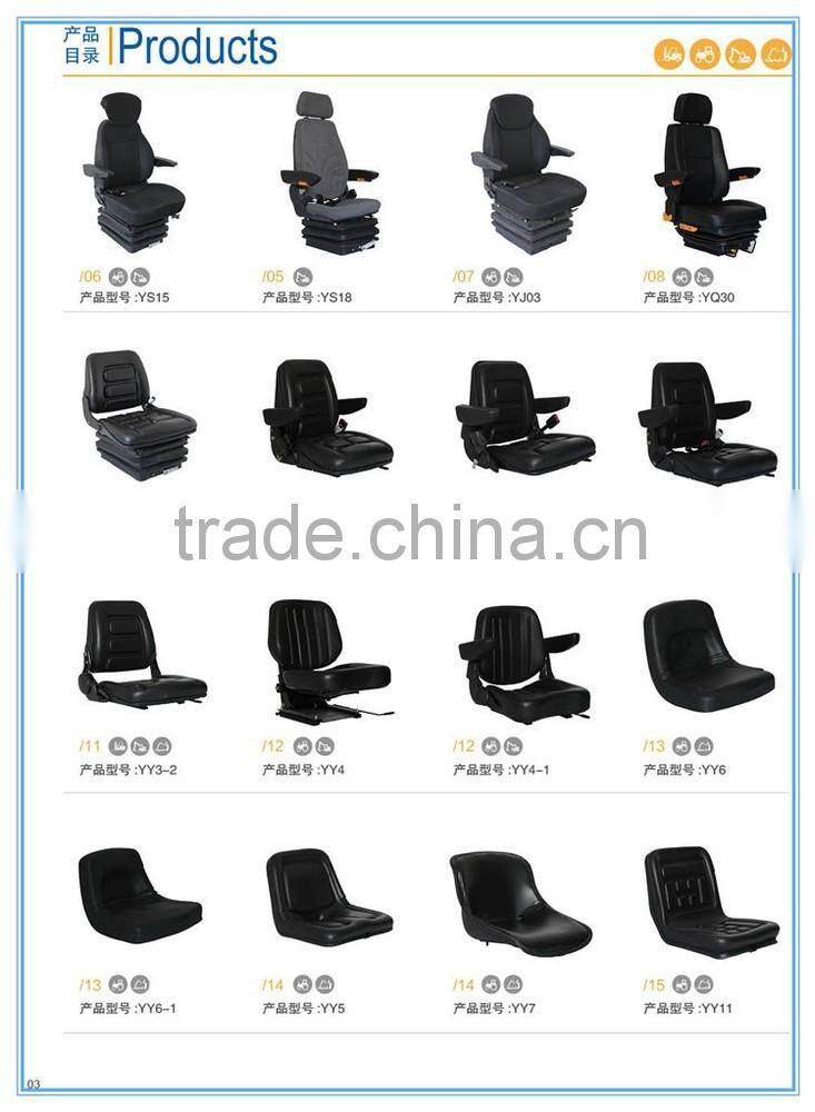 Anti Dust Cover Spering Suspension forklift seat for toyota