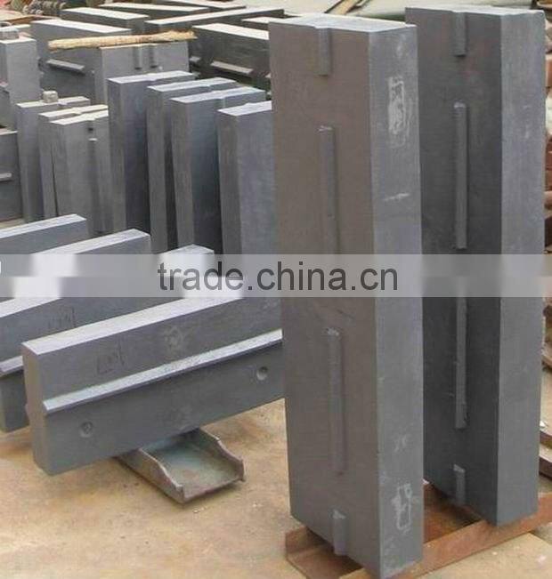 High Chromium Alloy Steel Impact Crusher Hammer(Show in the Bauma China 2012)