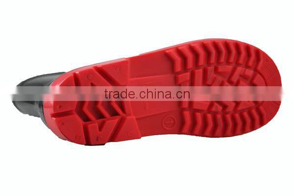 Pure color and classical PVC rain boots cheap wholesale PVC shoes