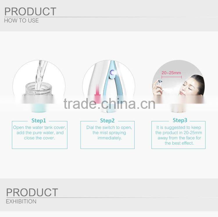 Home use beauty hydrogen water mist sprayer/ facial steamer/personal mister