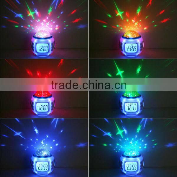 star projector alarm clock