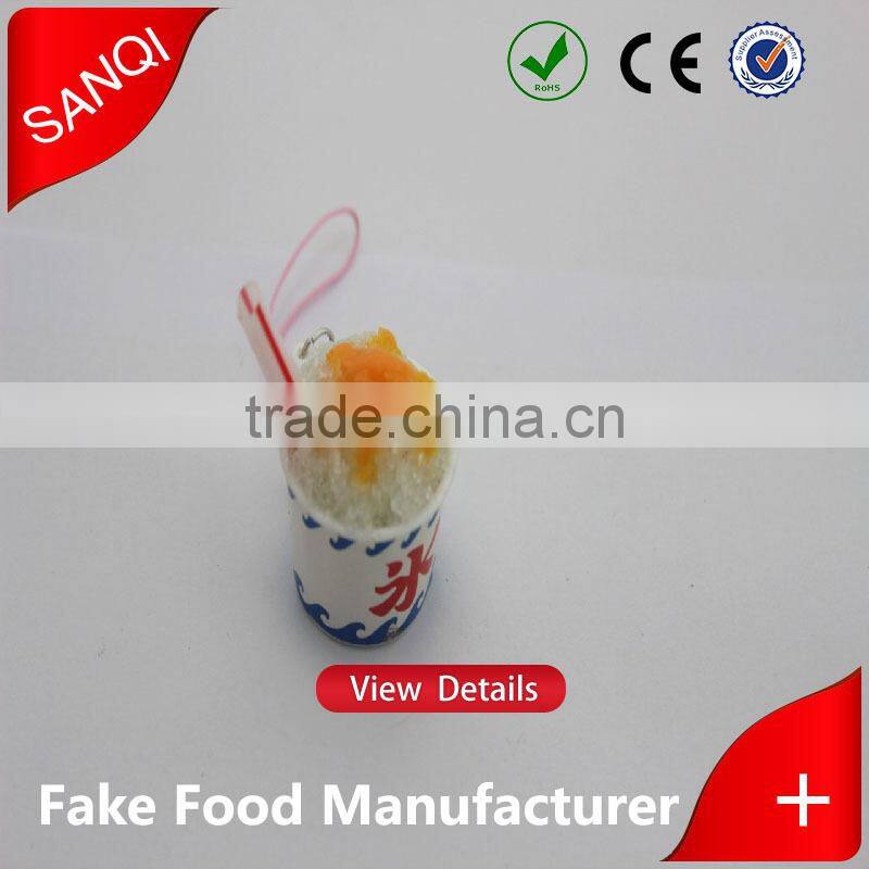 PVC artificial imitated fake replica faux lovely icecream pendant