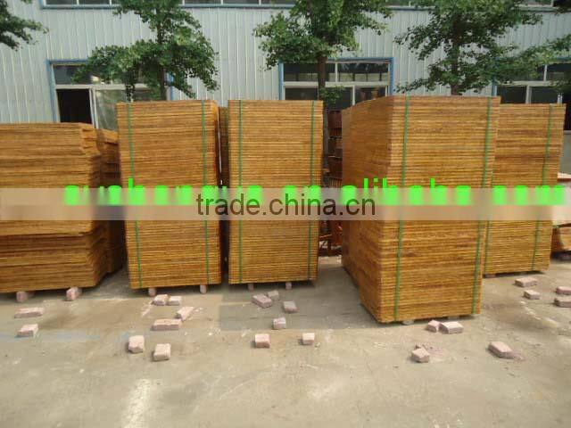 China manufacturing bamboo pallets for concrete brick machine block machine carrier