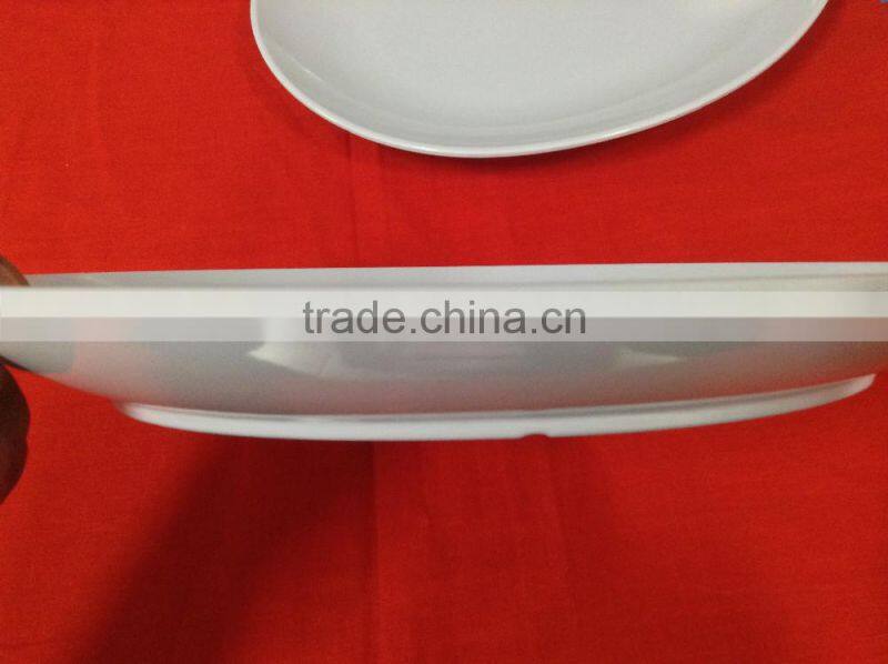 Malaysia Made Peach Shape Melamine Dinner Plate
