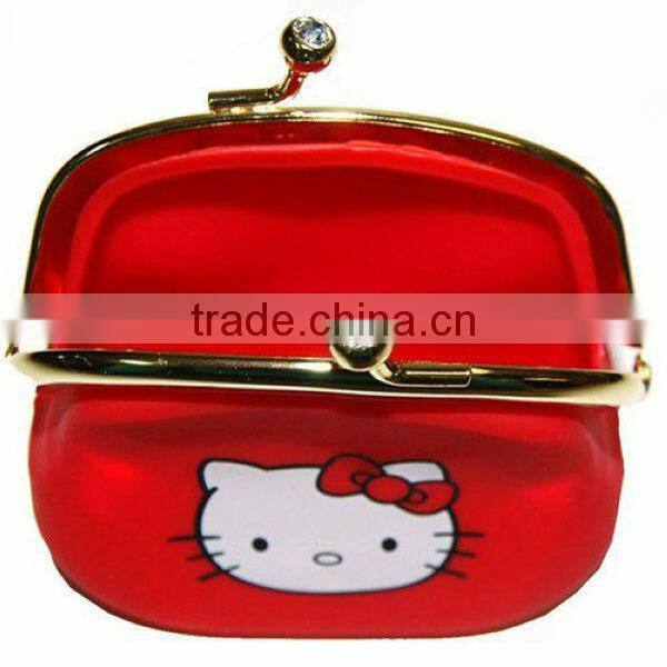 metal chain money purse ladies' silicone money bag varieties shopping money bag