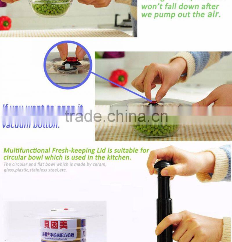 Plastic rubber seal jar Vacuum jar rubber seal