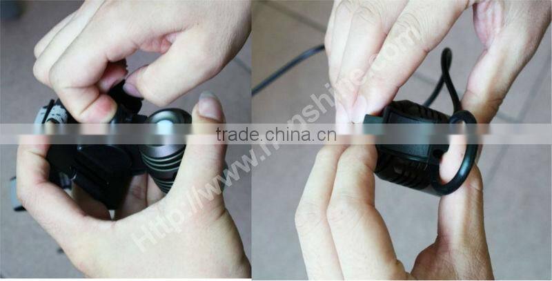 10w rechargeable led headlight ent with 900lm t6 led