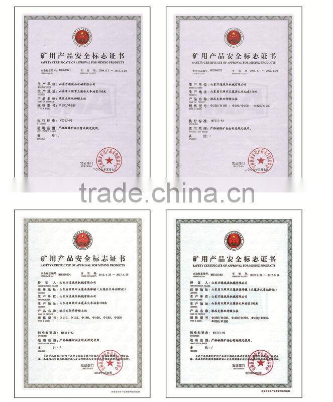 telescopic column of hydraulic support in coal mine