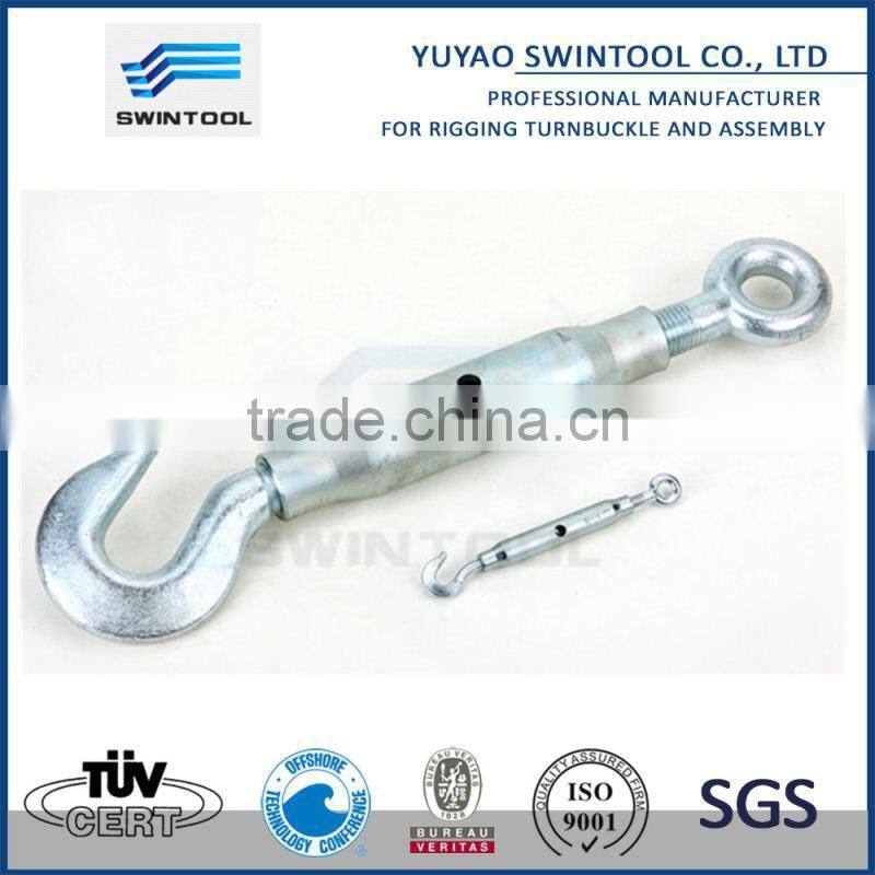 HOOK EYE Turnbuckle DIN 1478 STEEL SGS certificated 3.1 for European market