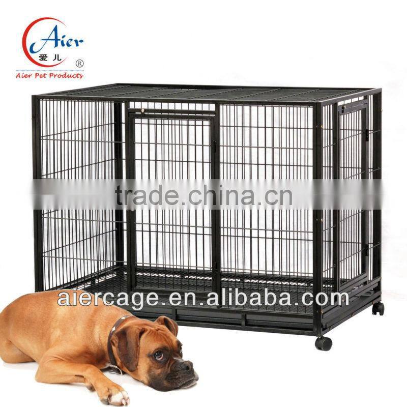 square tube wire dog cages for sale