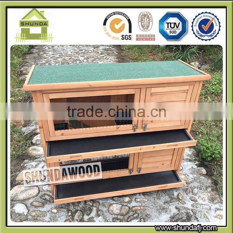 SDR020 Animal House Two-storey double-decker Wooden Rabbit Cages