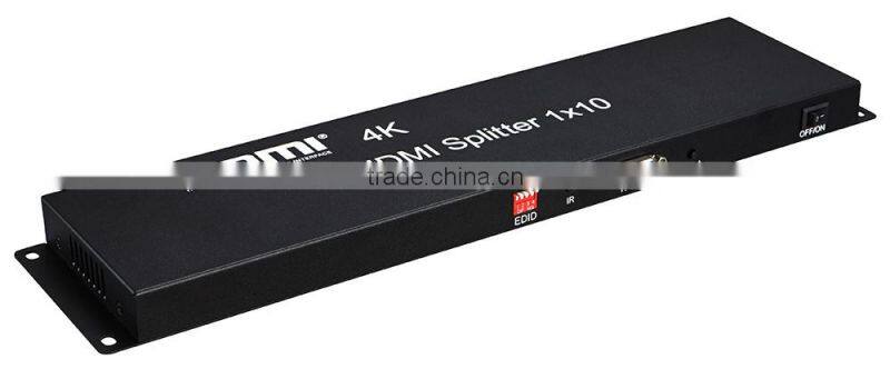 VOXLINK 4K HDMI Splitter 1x10 Black UK