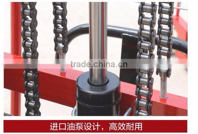 New1500kg Manual Hydraulic Stacker