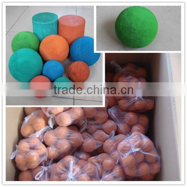 DN125(5") concrete pump cleaning ball / cylinder