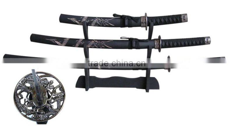 Hand forged Japanese sword Katana Matrix Tsuba Very Sharp