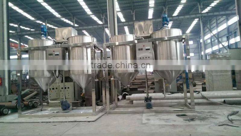small type deacidifying refining unit for crude soybean oil refinery