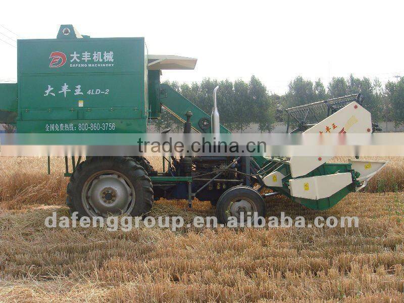Mount on Tractor Cereal Combine Harvester