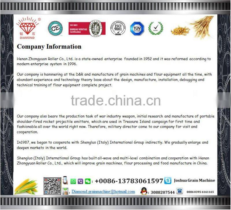 wheat flour mill and corn processing machine wheat mill equipment