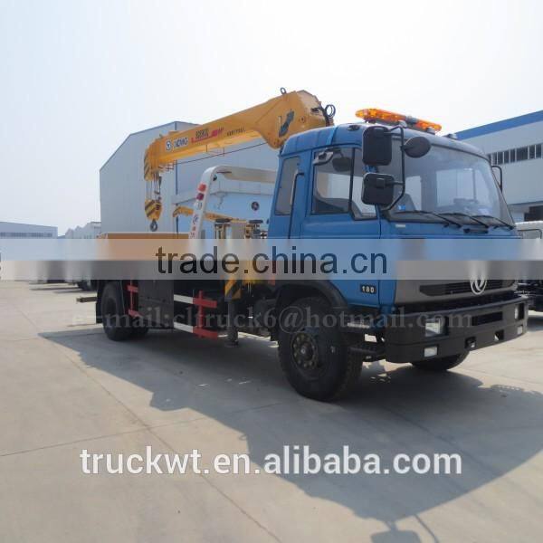 180hp 4*2 DONGFENG Tow Wrecker with Crane 8 ton