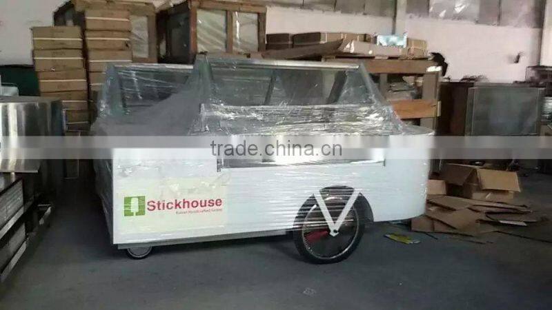 ice cream food trailer/yogurt kiosk/food kiosk/hot dog cart