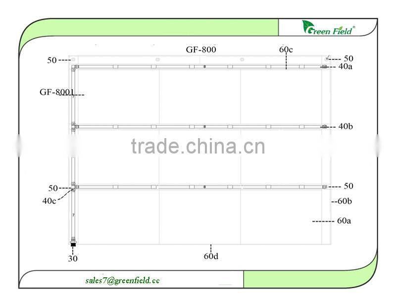 Vertical garden planter, drip irrigation system