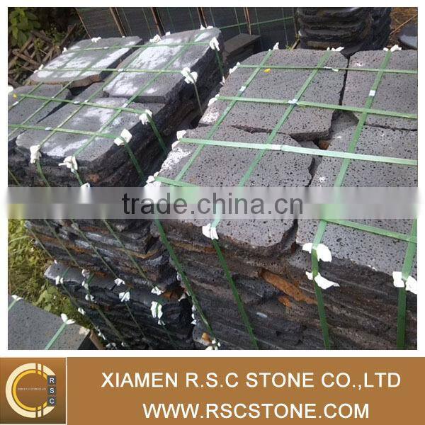 natural garden stepping lava stone