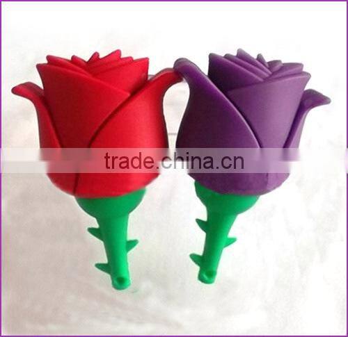 Creative rose usb flash drive shell
