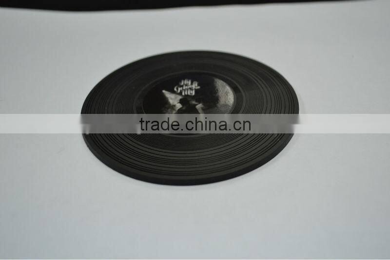 Music record disc coaster