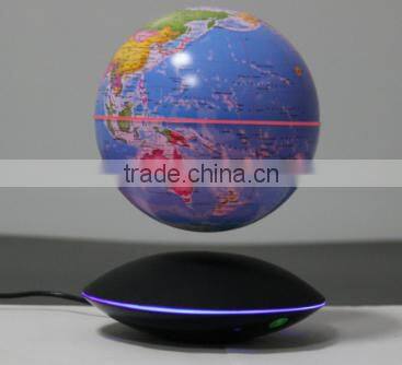 Cool Invention! Maglev Floating Global With Light Up Glow Stick