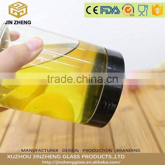 Home use 650ml food grade honey glass container with lid
