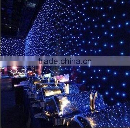 2015China supplier easy to installation RGB magic led star curtain for wedding decoration