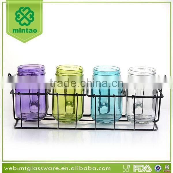 Chalkboard Label Sering Mason Jr with Rack Set