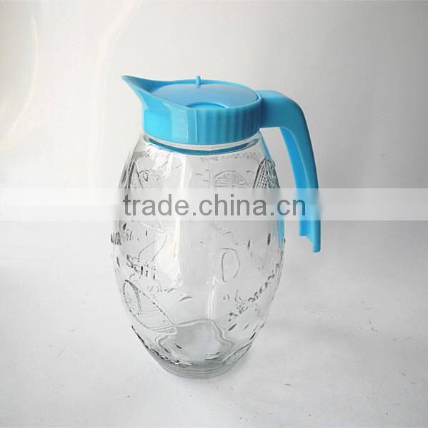wonderful time lemonade collection glass pitcher cup set WITH HANDLE