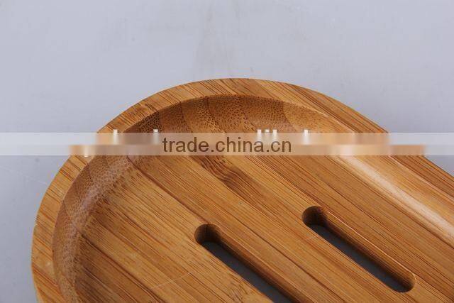 oval bamboo soap box