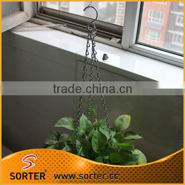 18'' inch silver planter hanger chain