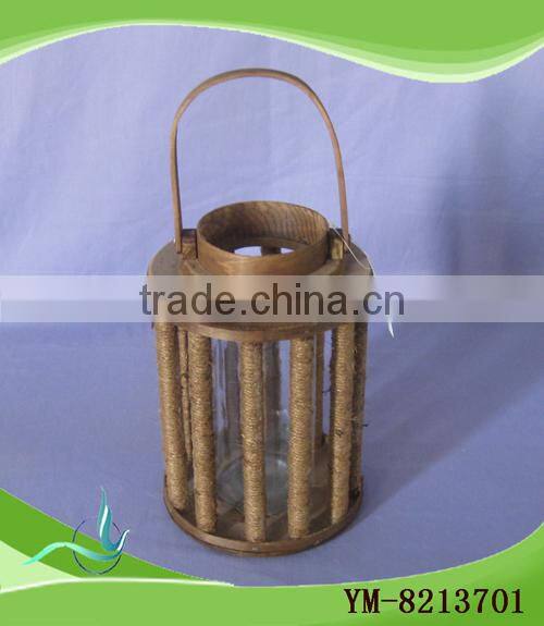 Decorative Wooden Garden Candle Lantern