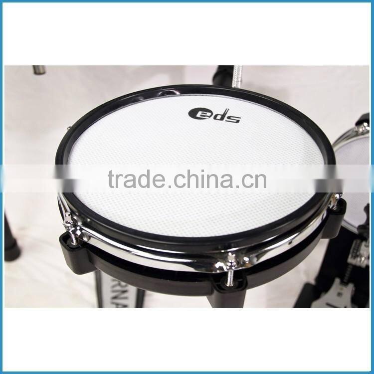 mesh drum head electric drum set, extendable electronic drums, digital drum set 5 drum/6 drum