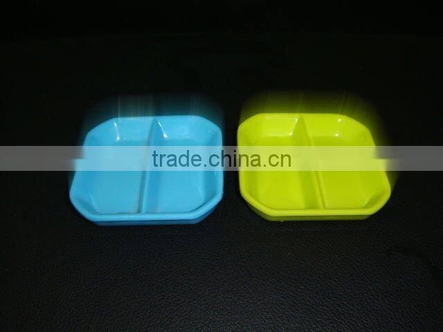 White melamine sauce cup