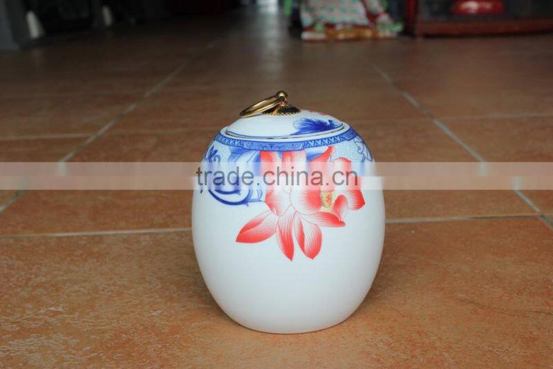 Special design ceramic honey jar and pot wholesale