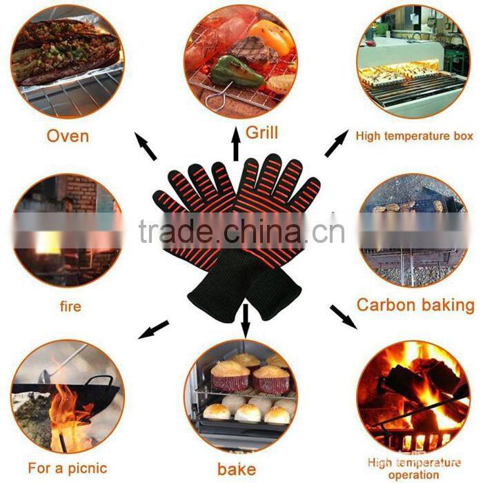 Chinese manufacture heat resistant oven gloves